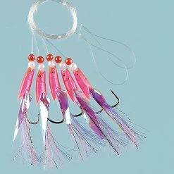 Cheap 🤩 Fladen Hokki Pink Tail 5 Hook Size ⌛