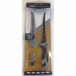 Coupon 😍 Leeda ICON 7In Fillet Knife & Sharpener ✔️