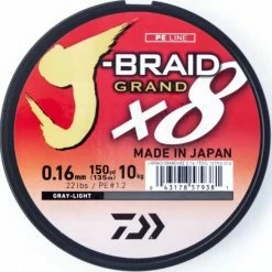 Wholesale 😍 Daiwa J-Braid Grand 135m Grey ✔️