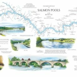 Discount 😍 Fishing Maps Fishermans Map River Tay ❤️