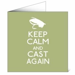 Budget 😉 Mayfly Art Keep Calm Greetings Card 🥰