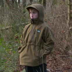 Outlet 😉 Ridgeline Kids Monsoon Classic Smock Teak 😍 -Glasgow Angling Sales kids monsoon classic smock teak d scaled