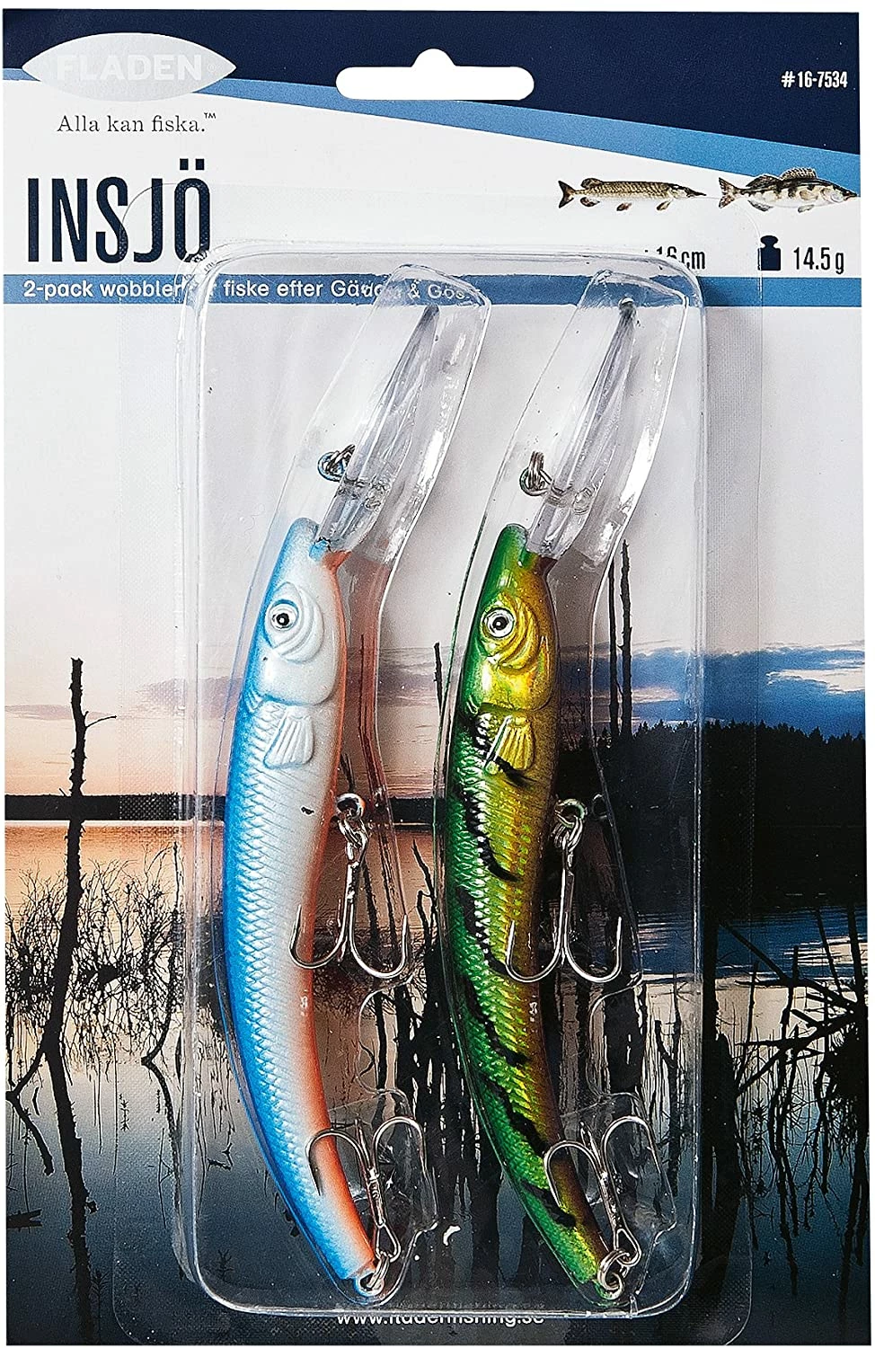 New π Fladen Lake Assortment 16cm 14.5g Deep Diver Floating π 2 New π Fladen Lake Assortment 16cm 14.5g Deep Diver Floating π - Image 2