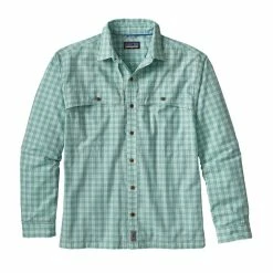 Budget ✨ Patagonia Men's Island Hopper II 👕 Shirt (SP15) 🥰 -Glasgow Angling Sales m s l s island hopper ii shirt nymph howling turquoise