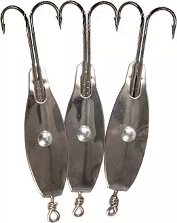 Promo π Fladen 3pk Mackerel Spoon Double Hook Size 3/0 π 1 Promo π Fladen 3pk Mackerel Spoon Double Hook Size 3/0 π