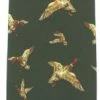 Outlet 👏 Just Fish Mallard Flight Green Silk Tie 🎉