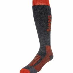 Best Sale 👍 Simms Merino Midweight OTC Sock Carbon 👍