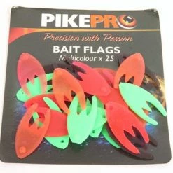 Wholesale 🎉 PikePro Multi-Coloured Bait Flags 25pc 🔔