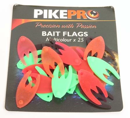 Wholesale π PikePro Multi-Coloured Bait Flags 25pc π 1 Wholesale π PikePro Multi-Coloured Bait Flags 25pc π