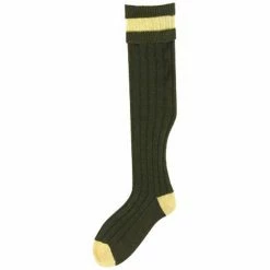Budget 🌟 Bisley Stockings Olive/Mustard 🤩