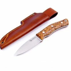 Best deal 😍 Casstrom No10 Flat Grind Swedish Forest Sheath Knife Stabilised Birch Handle(10cm 14c28n Stainless blade) 🛒