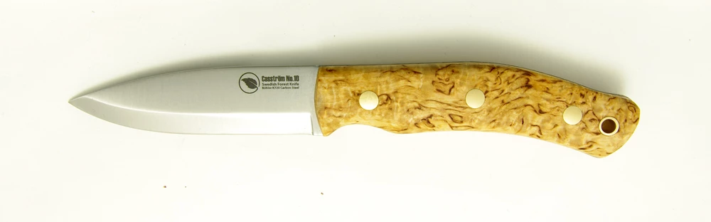 Cheap 🧨 Casstrom No10 Swedish Forest Sheath Knife Curly Birch Handle (10cm K720 Carbon Blade) 🔥 4 Cheap 🧨 Casstrom No10 Swedish Forest Sheath Knife Curly Birch Handle (10cm K720 Carbon Blade) 🔥 - Image 4