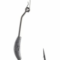 Best Pirce 🔥 Mikado Offset Weedless Worm Hook With Screw Weighted 😍