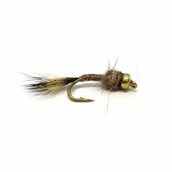 Best Sale 😉 Stillwater Orange Twinkle Hares Ear Nymph Gold Bead - 1 Dozen 😀