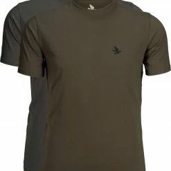 New ✨ Seeland Outdoor 2-pack T-Shirt Raven + Pine Green 🤩