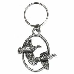 Promo 🔔 Just Fish Pewter Keyring Partridge 😀