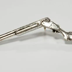 Best Sale 🧨 Just Fish Pewter Pin Broken Shotgun 😀