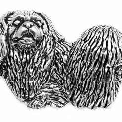 Deals 🔔 Just Fish Pewter Pin Pekingese 🎁