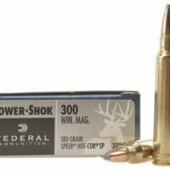 Cheap ✔️ Federal Power Shok .300 Win Mag 180 Grain Soft Point Hot Cor (20 Box) ⌛