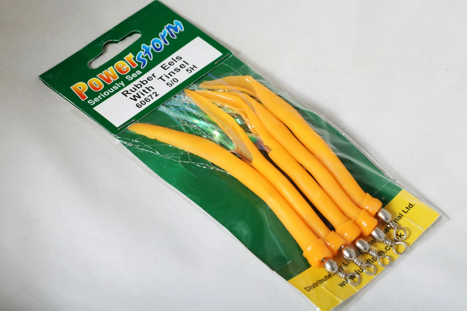 Budget π Lureflash Powerstorm Rubber Eel With Tinsel Rig 5HK #5/0 π₯ 1 Budget π Lureflash Powerstorm Rubber Eel With Tinsel Rig 5HK #5/0 π₯