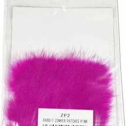 Cheapest 👍 Lureflash Rabbit Zonker Patch 🧨 -Glasgow Angling Sales rabbit zonker patch pink back