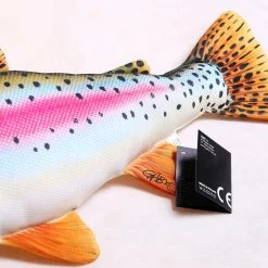 Best deal ✨ Gaby Rainbow Trout Fish Pillow 😀 -Glasgow Angling Sales rainbow pillow 3