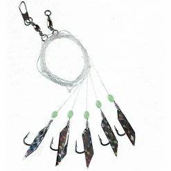Cheap 🥰 Fladen Red/Silver Flasher Sea Rig - 5 Hook ⌛