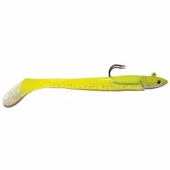 Cheap 😍 HTO Real D'Eel Lure + 2 Spare Bodies 👍 -Glasgow Angling Sales reel d eel chartreuse
