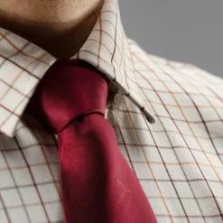 Best Sale ⭐ Harkila Retrieve Check 👚 Shirt ⭐ 15 Best Sale ⭐ Harkila Retrieve Check 👚 Shirt ⭐ -Glasgow Angling Sales retrieve check shirt burgundy close