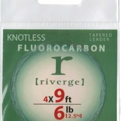 Budget 👏 Riverge 9ft Salmon & Trout Leader Fluoro 🤩