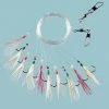 Brand new 🔥 Fladen Sabiki Sea Rig - 10 Hook Size 4 🔔
