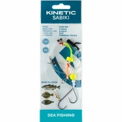 Promo ✔️ Kinetic Sabiki Surf Rig 1/0 😀 -Glasgow Angling Sales sabiki surf rig 1 0 yellow pearl