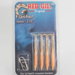 Best Pirce 🤩 Red Gill Sandeel Imitation Lures 🤩 -Glasgow Angling Sales sandeel imitation lures orange