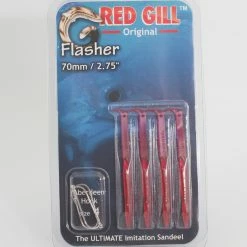 Best Pirce 🤩 Red Gill Sandeel Imitation Lures 🤩 -Glasgow Angling Sales sandeel imitation lures red