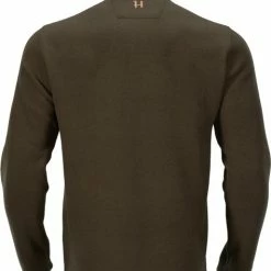 Outlet 🥰 Harkila Sandhem Fleece Pullover 🥰 -Glasgow Angling Sales sandhem fleece pullover willow green back
