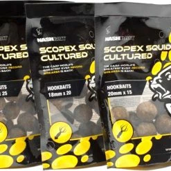 Brand new 💯 Nash Scopex Squid Cultured Hookbaits 18mm 🧨