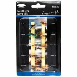 Promo 🌟 Fladen Set of 10 Dry Fly Size 12 🛒