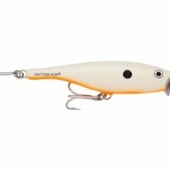 Budget 😍 Rapala Skitter Pop Top Water Lure 🌟 -Glasgow Angling Sales skitter pop orange bone obn