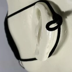 Best Sale 😉 Fishing Megastore Reusable Black Face Mask 🔔 -Glasgow Angling Sales snude reuseable facemask fms black ear