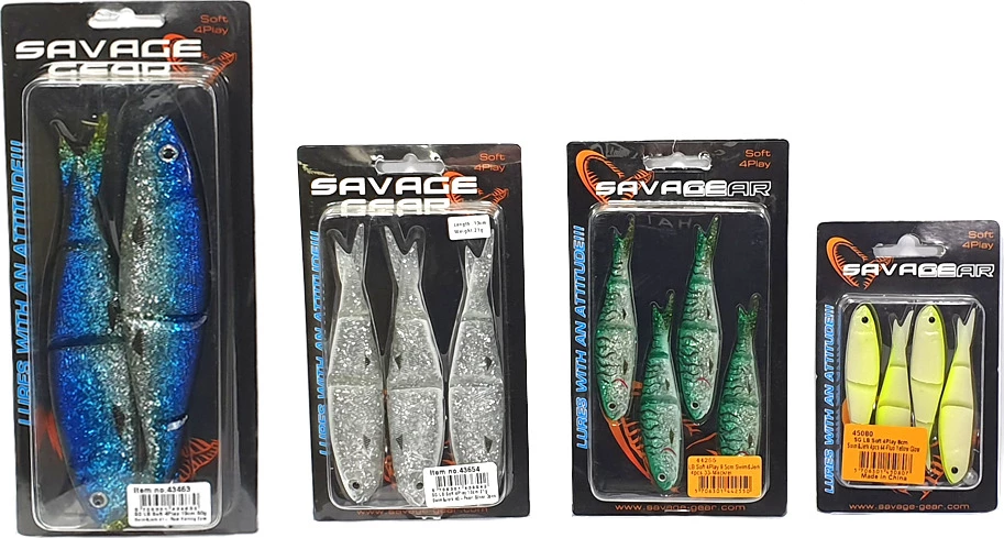 Budget π Savage Gear Soft 4Play Loose Body Lure Packs π 1 Budget π Savage Gear Soft 4Play Loose Body Lure Packs π