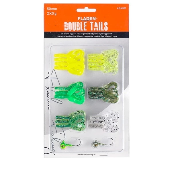 Best Pirce ✔️ Fladen Soft Lure Assortment Double Tails 🎁 3 Best Pirce ✔️ Fladen Soft Lure Assortment Double Tails 🎁 - Image 3