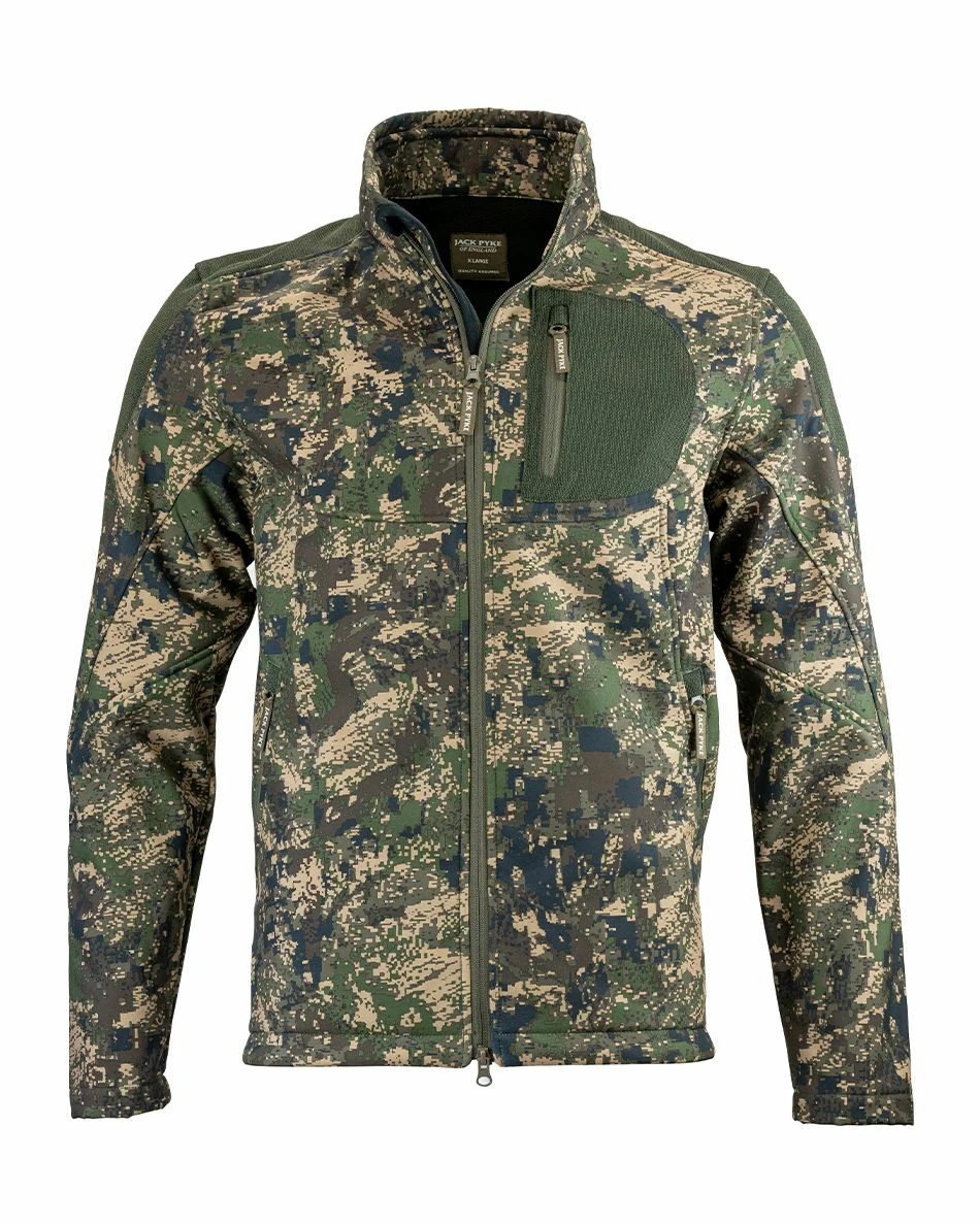 Cheapest ✔️ Jack Pyke Softshell Jacket Digicam ❤️ 3 Cheapest ✔️ Jack Pyke Softshell Jacket Digicam ❤️ - Image 3