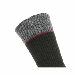 Best Pirce 🧨 Sealskinz Solo QuickDry Mid Length Sock ⌛ -Glasgow Angling Sales solo quickdry mid length socks black grey red 7