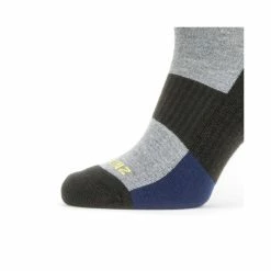 Best Pirce 🧨 Sealskinz Solo QuickDry Mid Length Sock ⌛ -Glasgow Angling Sales solo quickdry mid length socks grey black yellow 18
