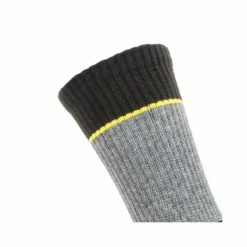 Best Pirce 🧨 Sealskinz Solo QuickDry Mid Length Sock ⌛ -Glasgow Angling Sales solo quickdry mid length socks grey black yellow 19