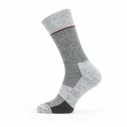 Best Pirce 🧨 Sealskinz Solo QuickDry Mid Length Sock ⌛ -Glasgow Angling Sales solo quickdry mid length socks grey white red 20