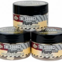 Budget 🌟 Dynamite Baits The Source Fluro White Pop Ups & Dumbells ✨