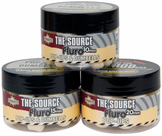 Budget 🌟 Dynamite Baits The Source Fluro White Pop Ups & Dumbells ✨ 1 Budget 🌟 Dynamite Baits The Source Fluro White Pop Ups & Dumbells ✨