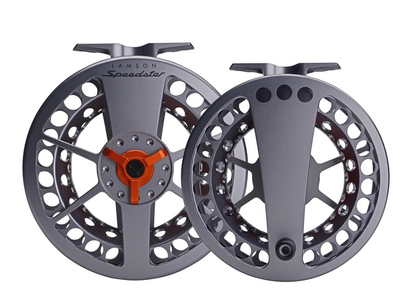 Hot Sale 🎁 Lamson Speedster HD Fly Reel Grey/Orange 🎉 1 Hot Sale 🎁 Lamson Speedster HD Fly Reel Grey/Orange 🎉