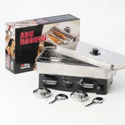 Best Sale 😉 Abu Garcia Stainless Steel Smoker With Two Burners 👍